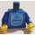 LEGO Azul Minifigura Torso con Jogging Traje (973)