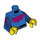 LEGO Blau Minifig Torso mit Pinstripes und Money Pouch (973 / 76382)