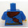 LEGO Blue Minifig Torso with Skirt with Gold Stars, Belt and Scarf (973)