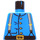 LEGO Blue Minifig Torso without Arms with Decoration (973)