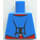 LEGO Blauw Minifiguur Torso zonder armen met Decoratie (973)