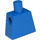 LEGO Blue Minifig Torso without Arms with Decoration (973)