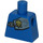 LEGO Azul Minifigura Torso sin brazos con Jay ZX (973)