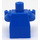 LEGO Blauw Minifigure Baby Lichaam met Classic Ruimte logo