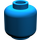 LEGO Blau Minifigure Kopf (Sicherheitsbolzen) (3626 / 88475)