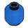 LEGO Blau Minifigure Kopf (Sicherheitsbolzen) (3626 / 88475)