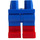 LEGO Blue Minifigure Hips and Legs with Red Boots (21019 / 77601)