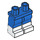 LEGO Blauw Minifigure Heupen en benen met Wit Boots (3815 / 21019)