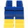 LEGO Blau Minifigure Hüften und Beine mit Gelb Boots (21019 / 79690)