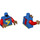 LEGO Blau Ms. Marvel Minifig Torso (973 / 76382)