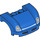 LEGO Blauw Spatbord Bonnet met Wit Line (18051 / 28418)