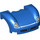 LEGO Blauw Spatbord Bonnet met Wit Line (18051 / 28418)