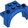 LEGO Blue Mudguard Brick 2 x 4 x 2.3 with Tall Wheel Arch (18974)