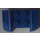 LEGO Bleu Garde-boue assiette 2 x 4 avec Overhanging Headlights avec Noir Grille et Argent Stripe Autocollant (44674)