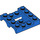 LEGO Bleu Garde-boue Véhicule Base 4 x 4 x 1.3 (24151)