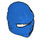 LEGO Blauw Ninjago Wrap met Ridged Forehead (98133)