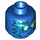 LEGO Blue NRG Jay Head (Safety Stud) (3626 / 10671)