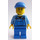 LEGO Bleu Overalls et Casquette (City) Figurine