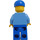 LEGO Blue Overalls and Cap (City) Minifigure