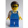 LEGO Blau Overalls Minifigur