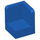 LEGO Blauw Paneel 1 x 1 Hoek met Afgeronde hoeken (6231)