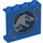 LEGO Blau Panel 1 x 4 x 3 mit Dinosaurier sign mit Seitenstützen, Hohlbolzen (35323 / 38151)