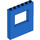 LEGO Blue Panel 1 x 6 x 6 with Window Cutout (15627)
