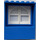 LEGO Blå Panel 2 x 6 x 6 with Window and Panes (75547)