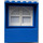 LEGO Blau Panel 2 x 6 x 6 mit Fenster und Panes (75547)