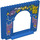 LEGO Bleu Panneau 4 x 16 x 10 avec Gate Trou avec Teddy bears, stars et purple clouds (15626 / 50142)