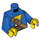 LEGO Blue Pirate Captain Minifig Torso (973 / 76382)