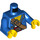 LEGO Blauw Piraat Kapitein Minifiguur Torso (973 / 76382)