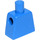 LEGO Blau  Piraten Torso ohne Arme (973 / 3814)