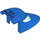 LEGO Bleu Avion De Affronter Haut 6 x 10 x 4 avec Transparent Bleu Verre (69953)
