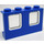 LEGO Blau Plane Window 1 x 4 x 2 with Transparent Glass