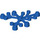 LEGO Bleu Plante Feuilles 6 x 5 (2417)