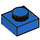 LEGO Blau Platte 1 x 1 (3024 / 30008)