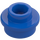 LEGO Blauw Plaat 1 x 1 Rond met Open nop (28626 / 85861)