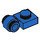 LEGO Bleu assiette 1 x 1 avec Agrafe (Anneau épais) (4081 / 41632)