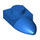 LEGO Blau Platte 1 x 1 mit Zahn (35162 / 49668)
