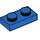 LEGO Bleu assiette 1 x 2 (3023)