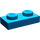 LEGO Blauw Plaat 1 x 2 (3023 / 28653)