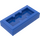LEGO Bleu assiette 1 x 2 avec 1 Stud (avec rainure et support de goujon inférieur) (15573)