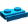 LEGO Blau Platte 1 x 2 mit Tür Rail (32028)