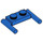 LEGO Blauw Plaat 1 x 2 met Handgrepen (Lage handgrepen) (3839)