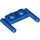 LEGO Blauw Plaat 1 x 2 met Handgrepen (Lage handgrepen) (3839)