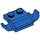 LEGO Bleu assiette 1 x 2 avec Racer Grille (50949)