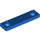 LEGO Blauw Plaat 1 x 4 met Twee Noppen met groef (41740)