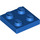 LEGO Blue Plate 2 x 2 (3022 / 94148)