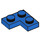 LEGO Bleu assiette 2 x 2 Coin (2420)